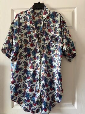 Women’s Paisley Lounge Shirt